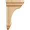 Ekena Millwork 5"W x 5 3/4"D x 10"H Medium Jefferson Wood Corbel, Red Oak CORW05X05X10JERO - alternate 3